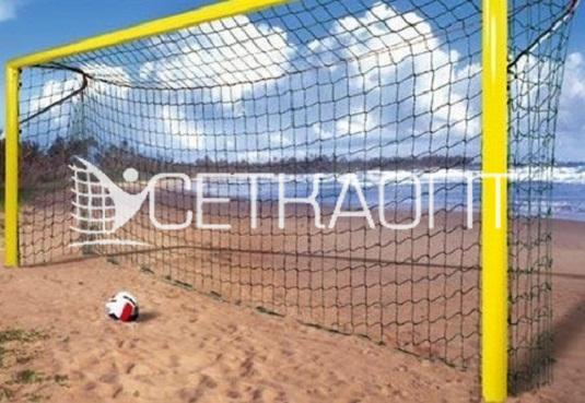 Сетка пляжного футбола нить 3,0мм 1146-02