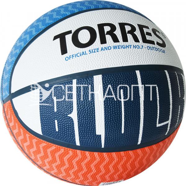 Мяч баскетбольный TORRES Block B02077